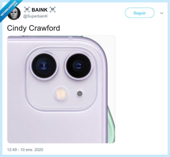 iphone,cindy crawford,doble cámara