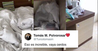 536553 - Así se encuentran muchas habitaciones de hotel las señoras de la limpieza: “Increíble lo gorrina que puede llegar a ser la gente“