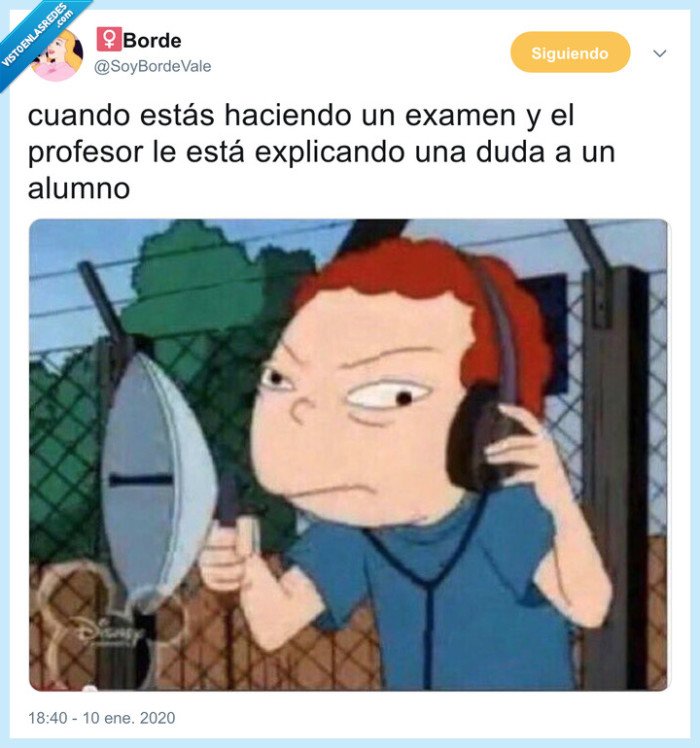 examen,inglés,escuchar