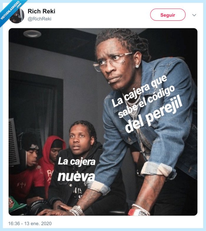 perejil,cajera,supermercado,código