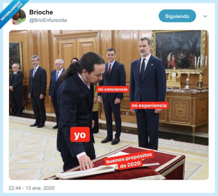 propósitos,año nuevo,pablo iglesias,jurar