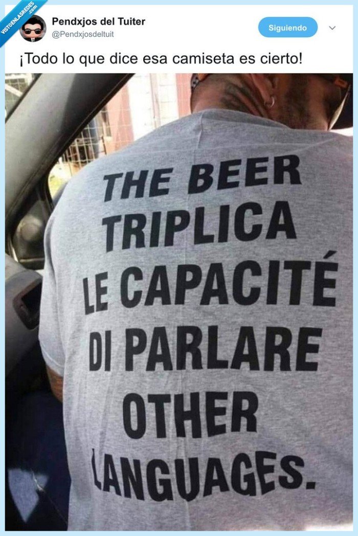 idiomas,hablar,bebida,alcohol