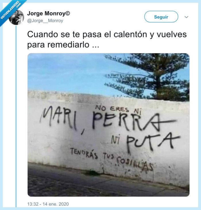 insultos,calent&oacute;n,remediar,pintada,pared
