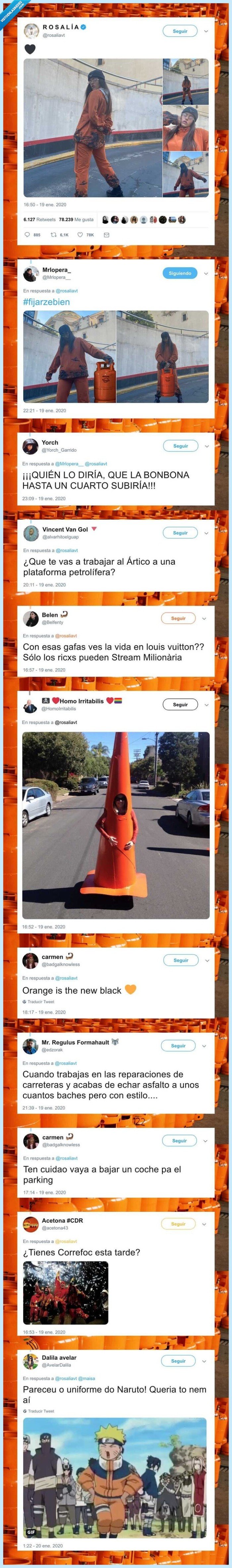 bombona de butano,rosalía,verguensita,look