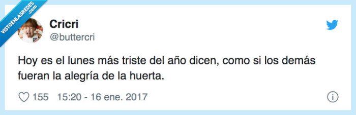 537339 - Los memes del 'Blue Monday', el día más triste del año, que harán que sea un poco menos triste