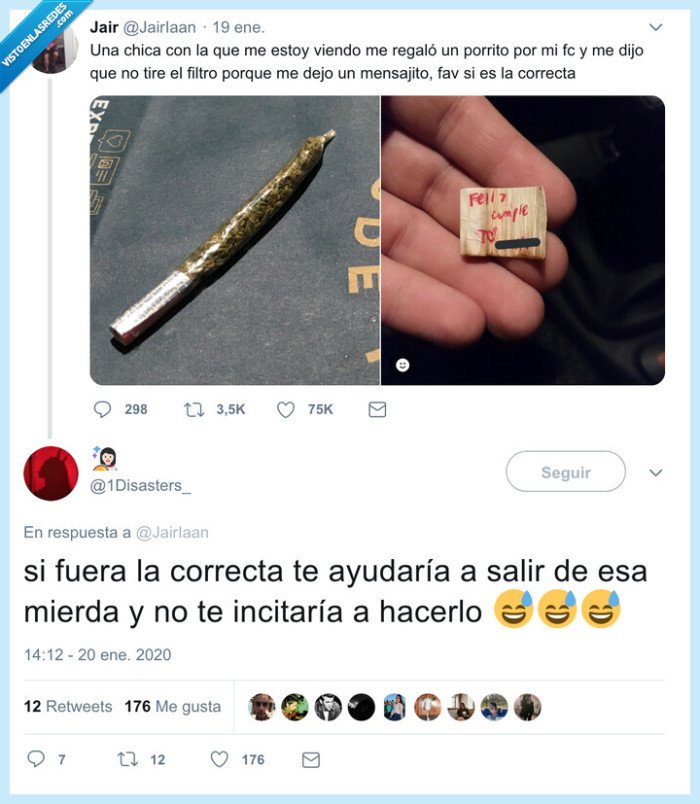 droga,salir,mala novia,correcta,maria,examenes,nota,filtro