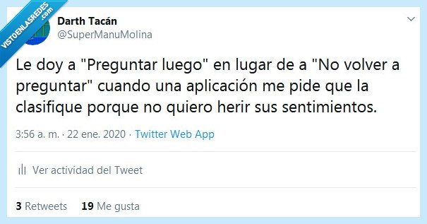 preguntar,aplicación,herir,sentimientos