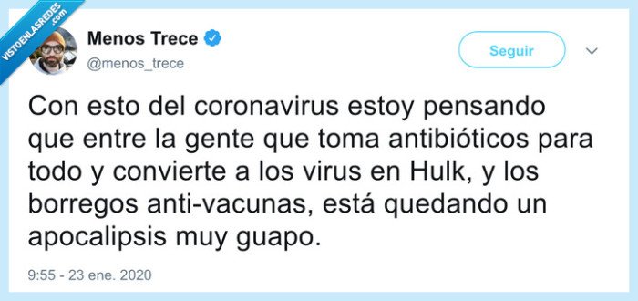 coronavirus,apocalipsis,virus,antibióticos
