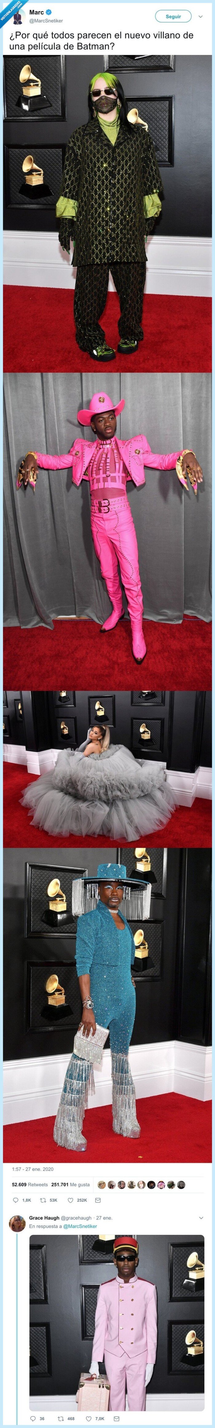 villanos,entrega,outfits