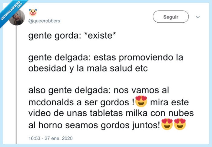 hipocresía,gordos,delgados