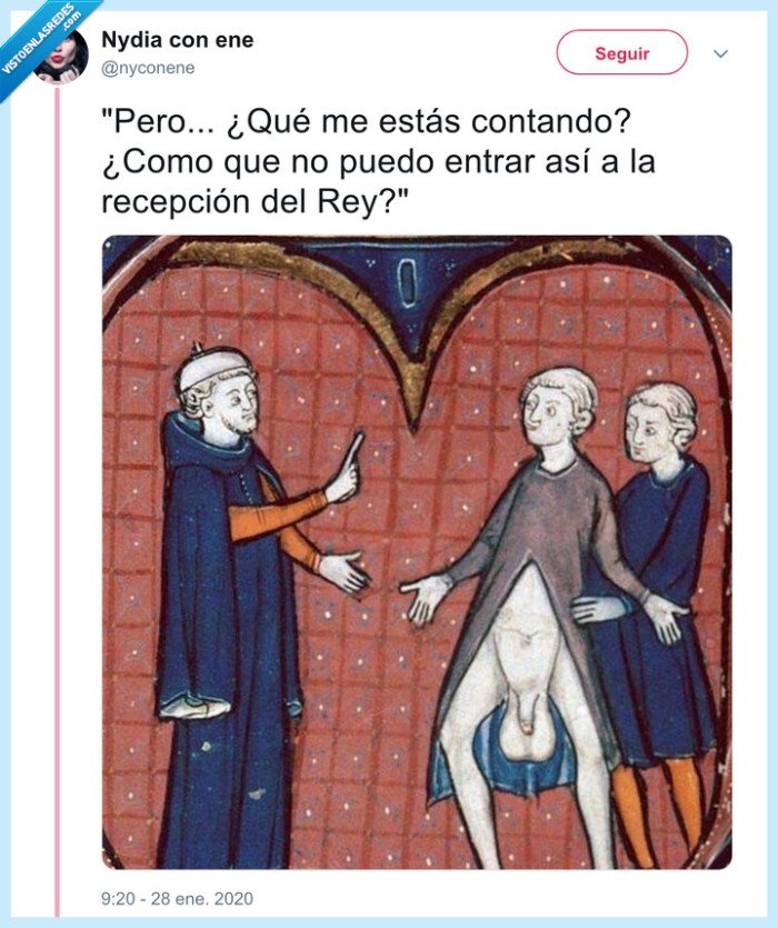 colganderos,entrada,rey,recepción