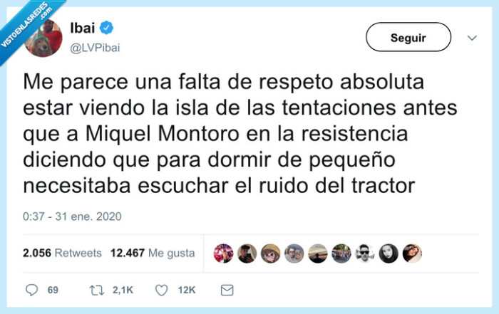 miquel montoro,la resistencia,la isla de las tentaciones