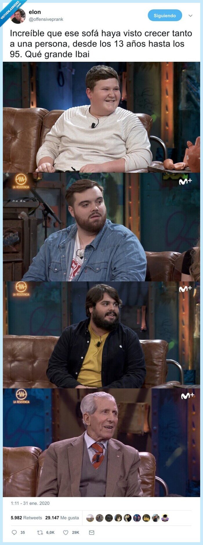 ibai llanos,parecidos,la resistencia,miquel montoro