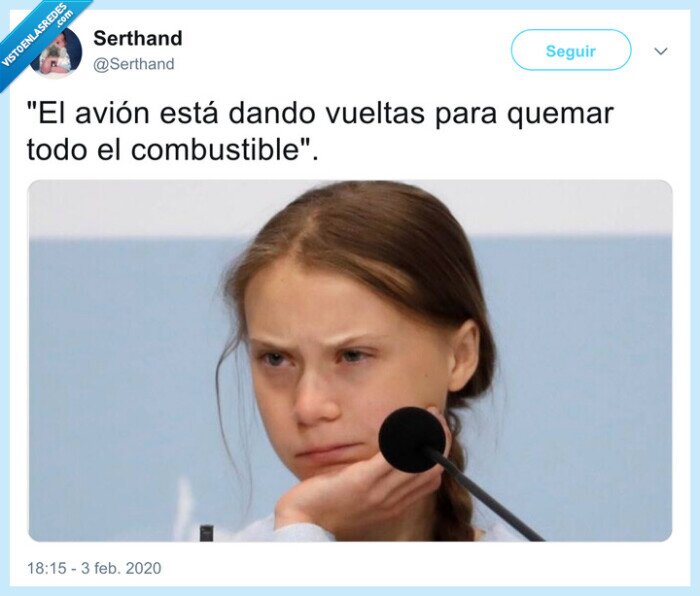 greta thunberg,combustible,avion,madrid,aterrizaje