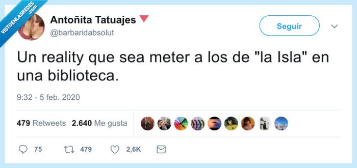 la isla de las tentaciones,biblioteca,estudios