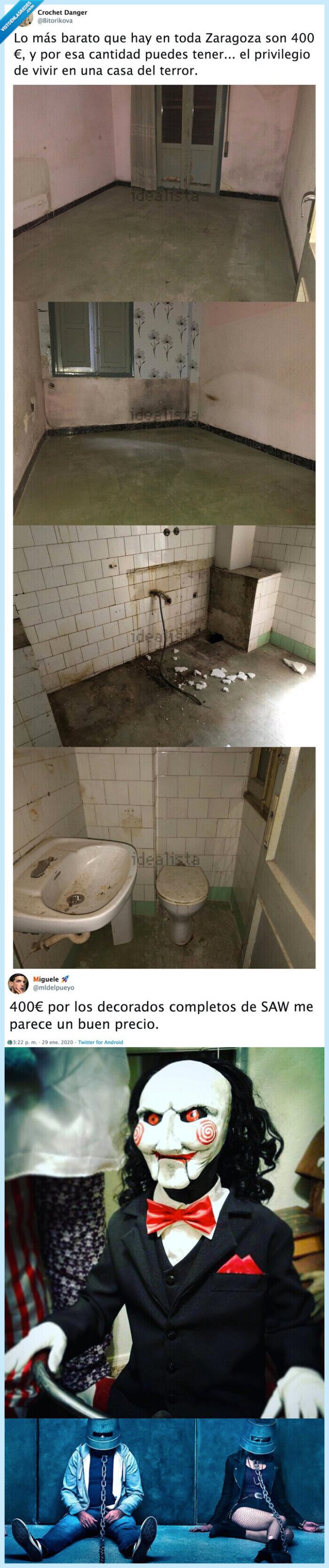 zaragoza,zulo,casa del terror