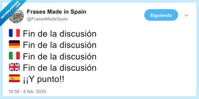 discusión,y punto,español