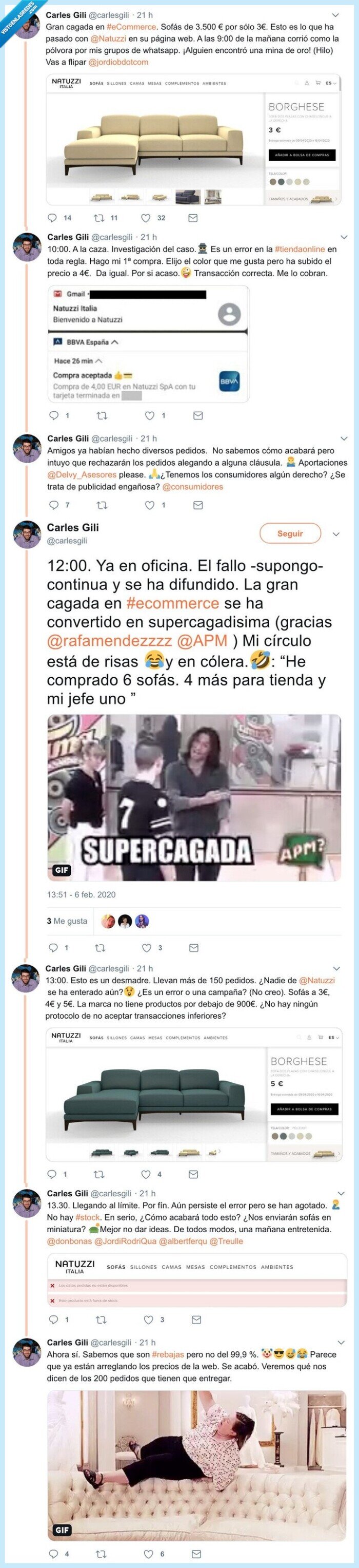 error,sofá,precio,3€