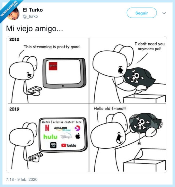 streaming,piratería,media