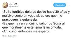Enlace a El mejor tweet para definir la polémica de la eutanasia, por @catacerca