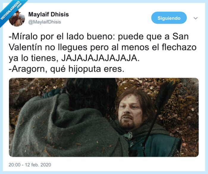 aragorn,orco,san valentín