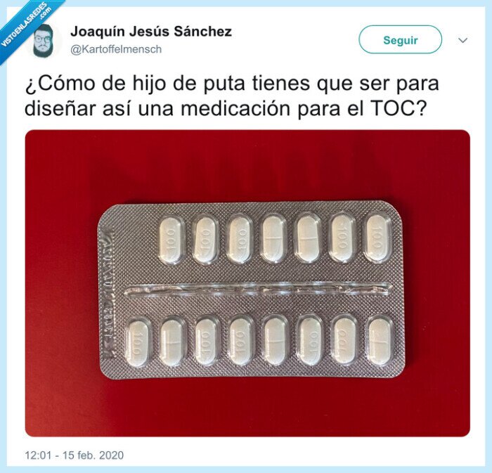 toc,pastillas,desorden
