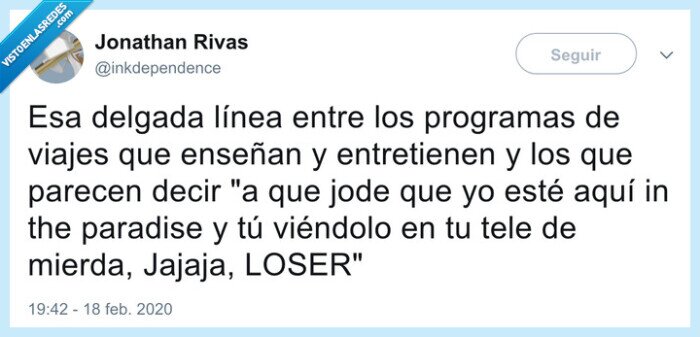 tv,programas,viajes,loser