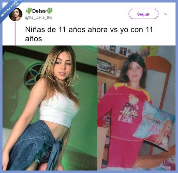 niñas,antes,ahora,infantil