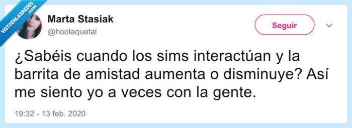 Twitter,Sims,amigos,amistad,hablar