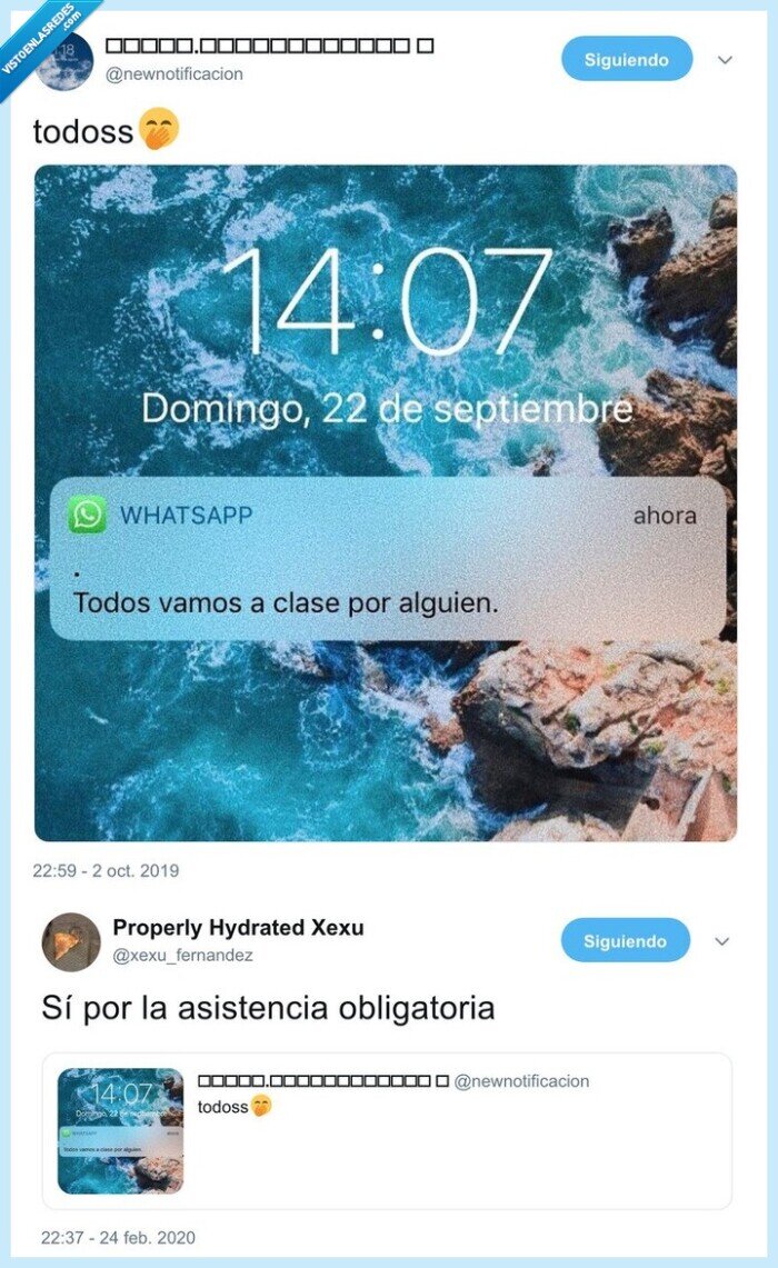 clase,asistencia obligatoria