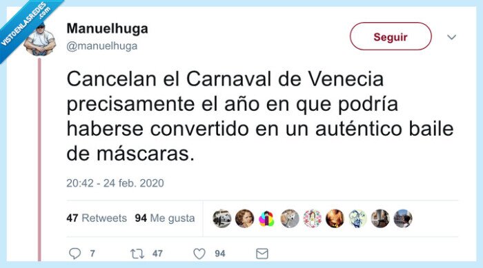 carnaval,venecia,mascaras,coronavirus