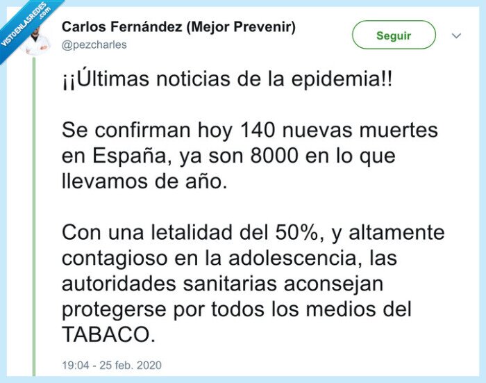 tabaco,virus,coronavirus,muertes