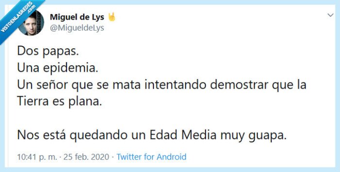 epidemia,papas,edad media,coronavirus