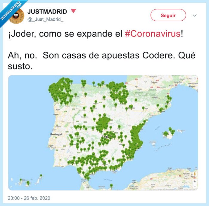 codere,coronavirus,expandirse