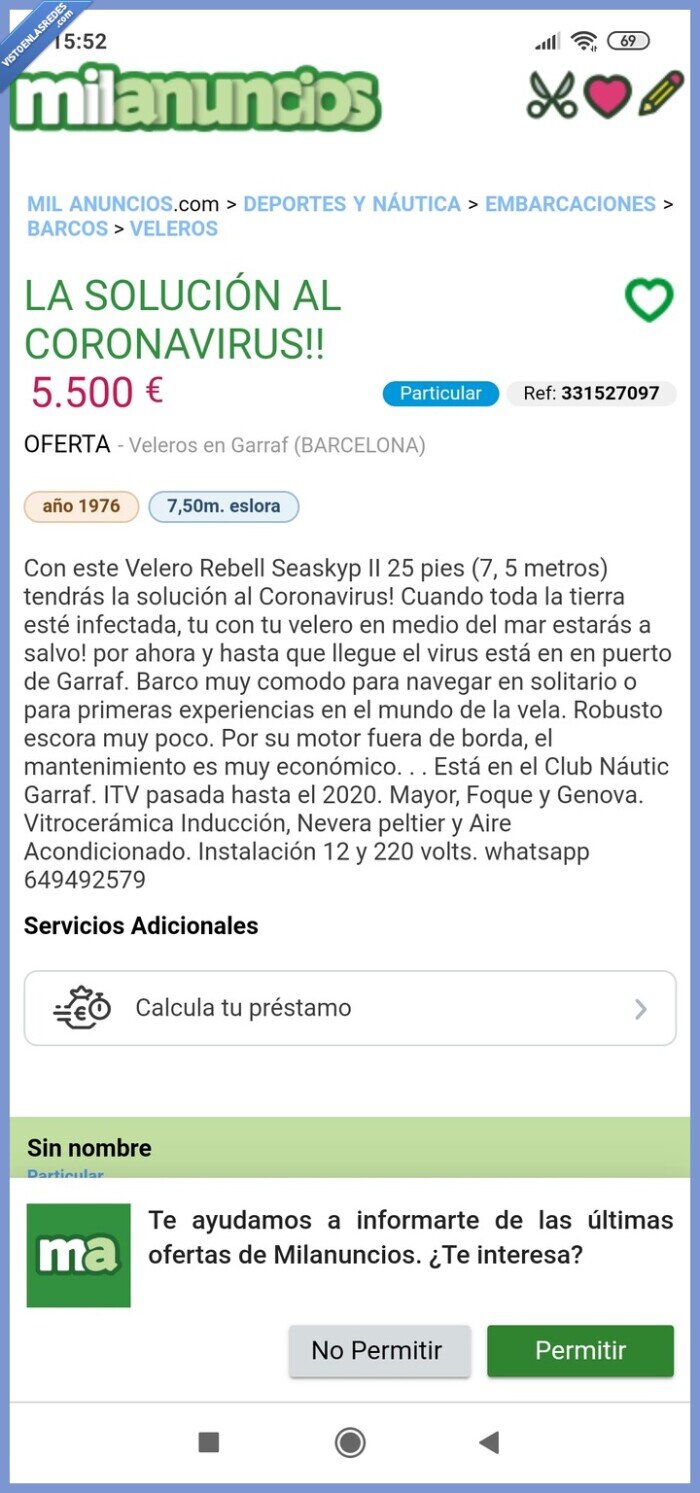 Coronavirus,velero,barco