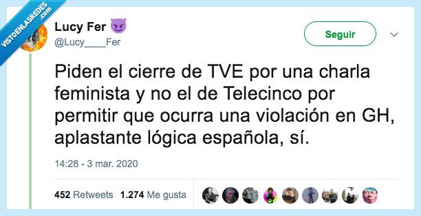 tve,gran hermano,ot,violación,feminismo