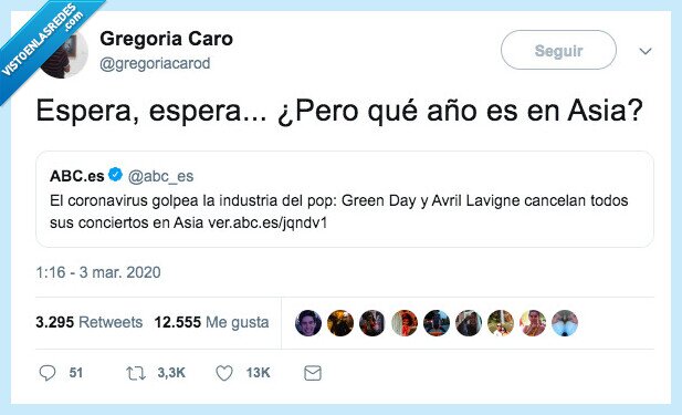 asia,coronavirus,avril lavigne,green day