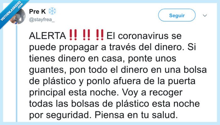 coronavirus,alerta,dinero,contagio