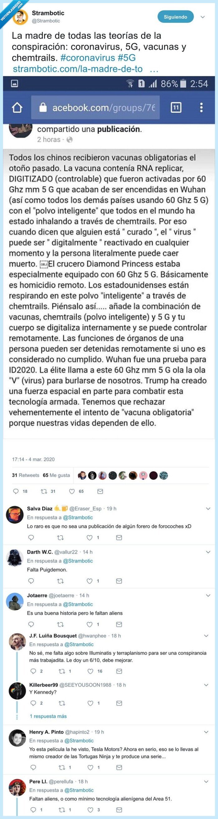 teorías,conspiración,coronavirus,madre mía,le faltan aliens