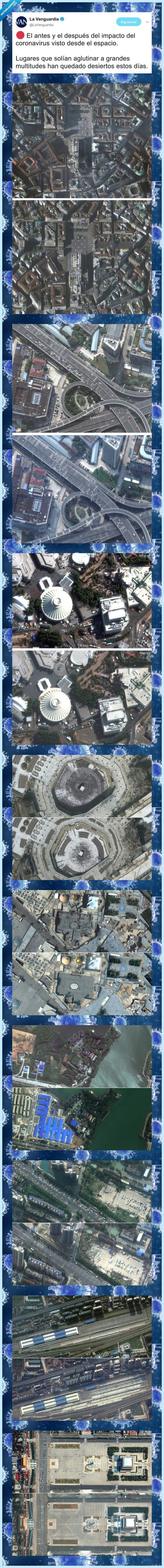 coronavirus,antes,después,sitios