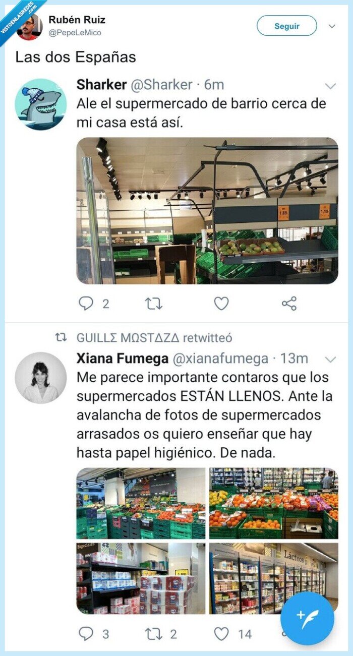 acopio,comida,supermercado,coronavirus