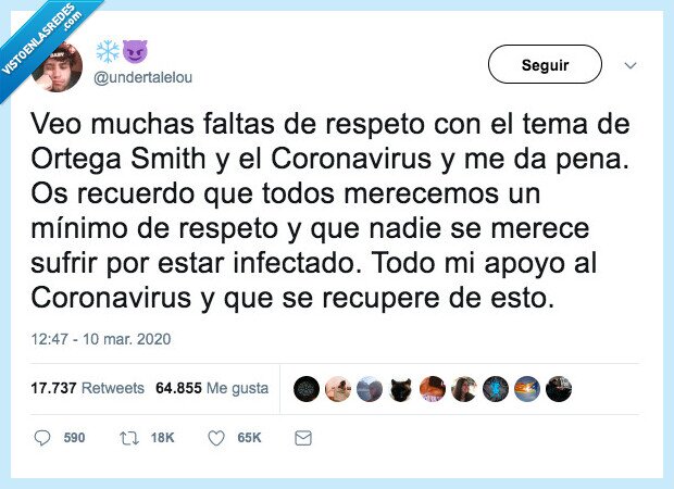 ortega smith,coronavirus,infectar