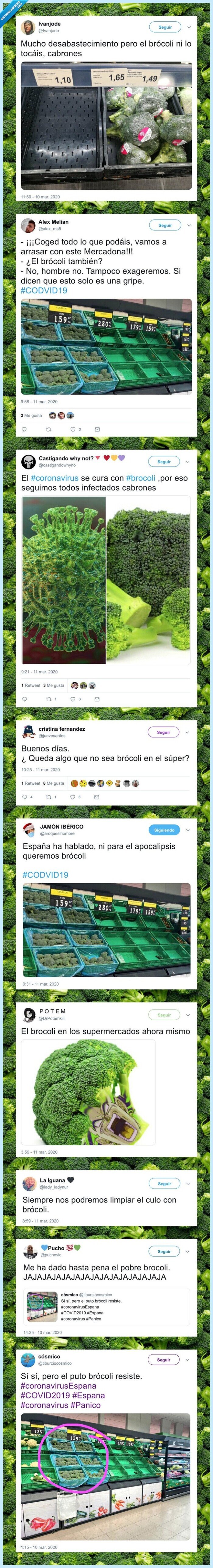 brócoli,supermercado,coronavirus,crisis