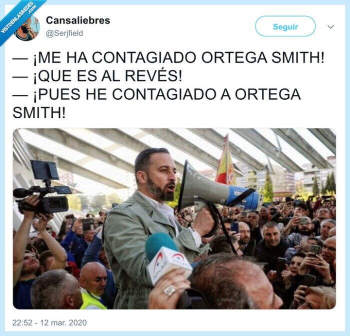 santiago abascal,vox,coronavirus,ortega smith