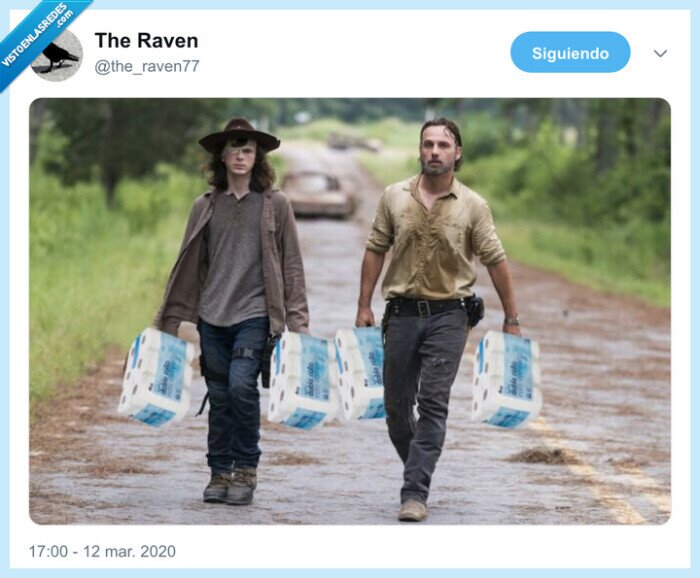 carl,rick,mercadona,coronavirus,the walking dead