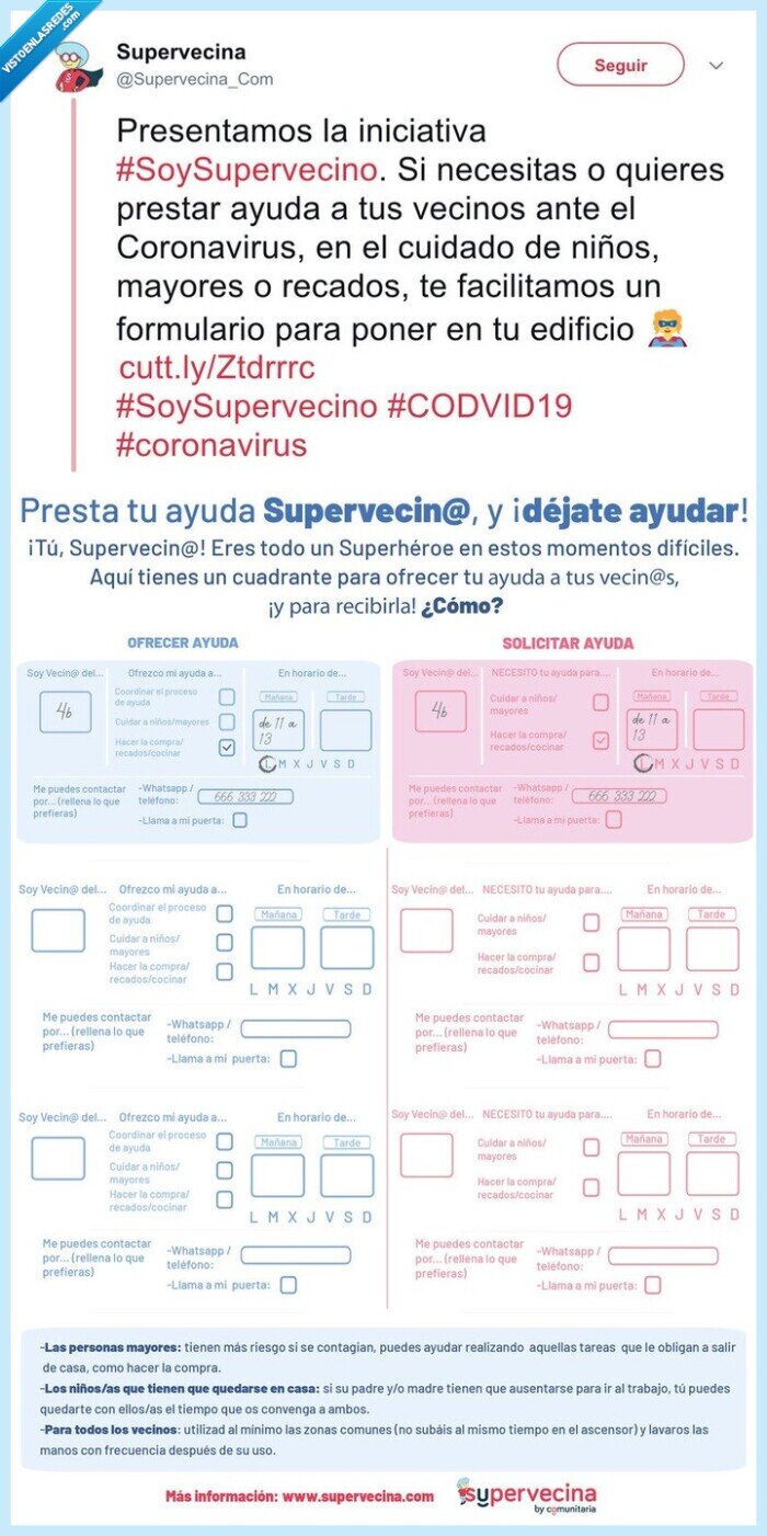 supervecino,plantilla,cuarentena,teletrabajo