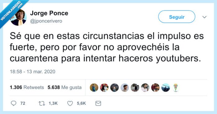 cuarentena,coronavirus,youtubers