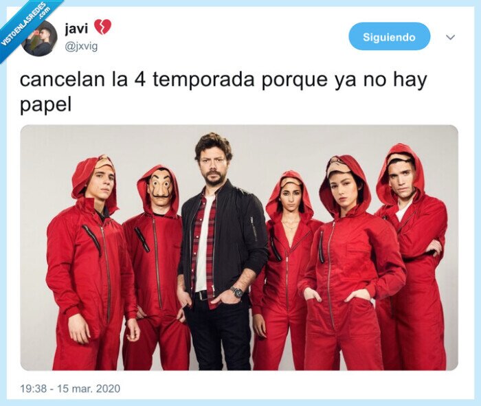 casa de papel,coronavirus,papel higiénico