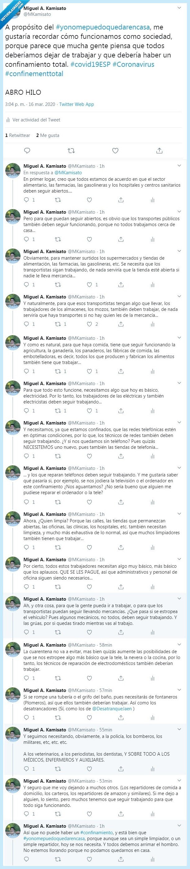 Trabajo,coronavirus,quedarse en casa,twitter