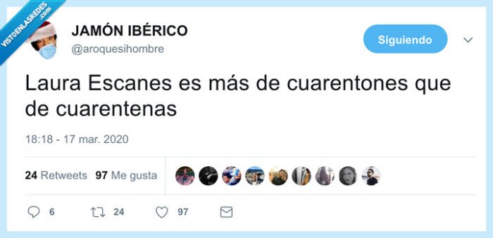 laura escanes,cuarentones,cuarentena